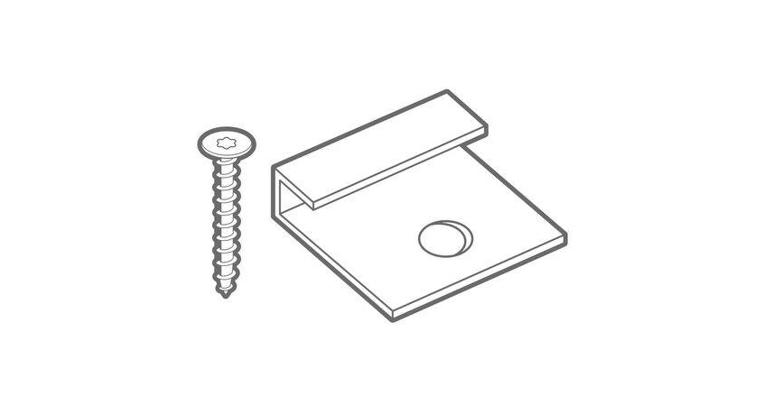 allur decking clips and screws with torx bit  (50 per pack)