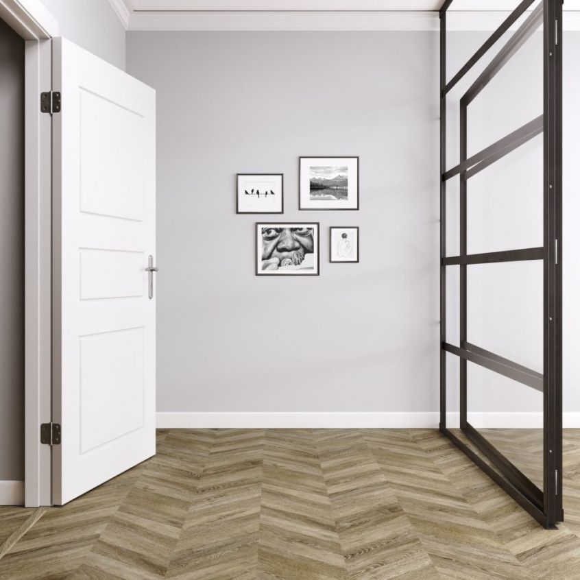 faus masterpieces classic chevron ultra matt  laminate flooring 8mm  s176959